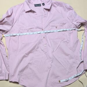 7th Avenue Design Studio NY&Co‎ Womens XL Career Tailored Blouse Lavender 0022